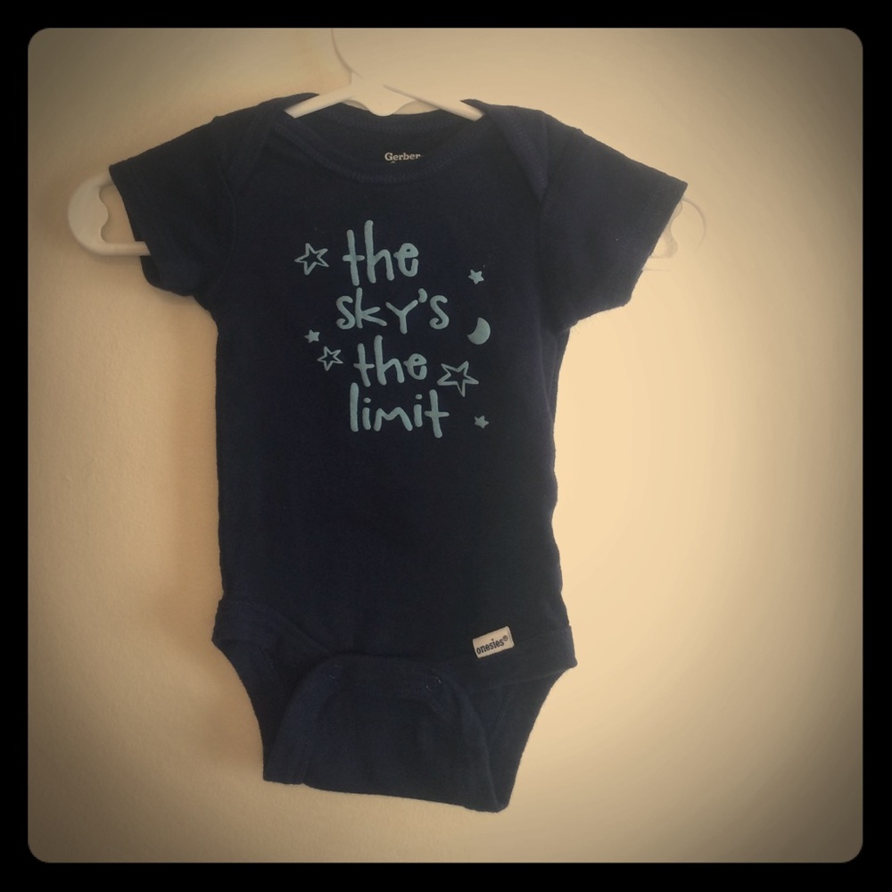 “The Sky’s The Limit” Blue Onesie